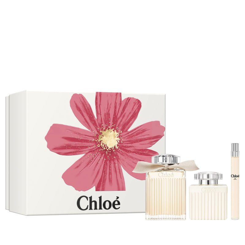 Chloé Eau de Parfum Cofanetto 100 ml – Set Regalo Donna con Body Lotion e Travel Spray