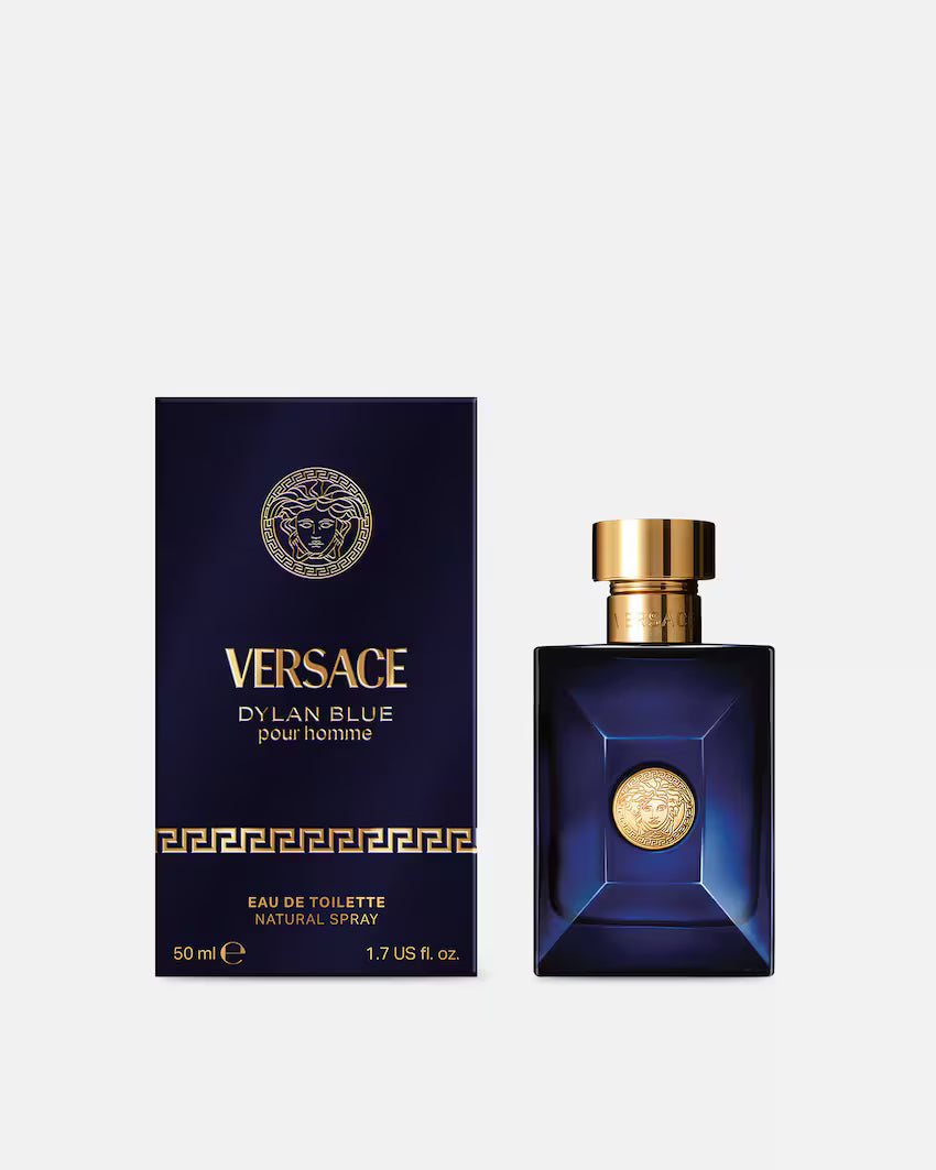 Versace Dylan Blue Pour Homme Eau de Toilette – Profumo Uomo Acquatico Fougère