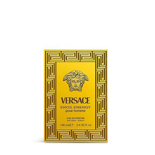 Versace Eros Energy Eau de Parfum Uomo 100ml – Profumo Aromatico Fougère Energizzante - Acque Profumeria