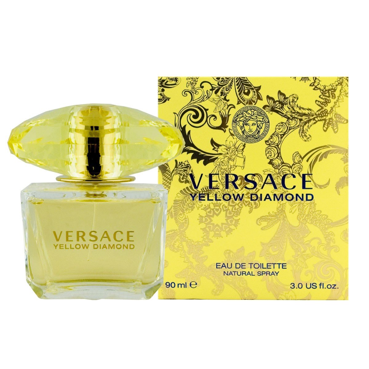 Versace Yellow Diamond Eau de Toilette – Profumo Donna Floreale Agrumato Luminoso