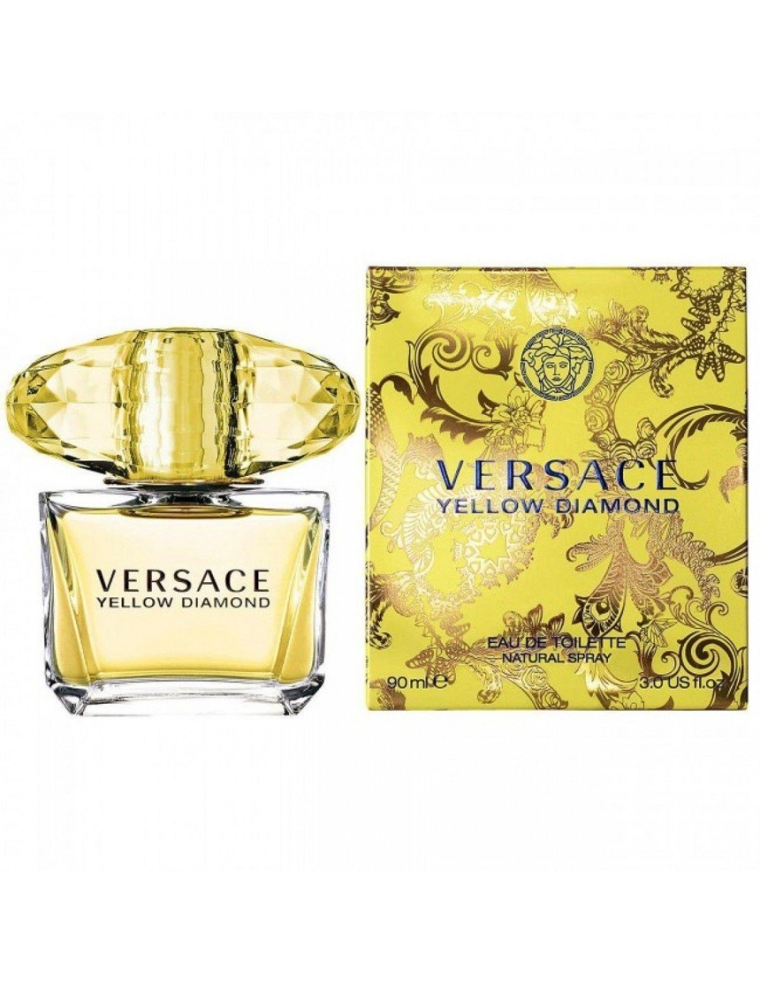Versace Yellow Diamond Eau de Toilette – Profumo Donna Floreale Agrumato Luminoso