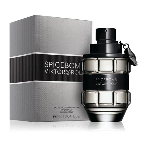 Viktor & Rolf Spicebomb Eau de Toilette 90ml – Profumo Uomo Legnoso Speziato Caldo Sensuale