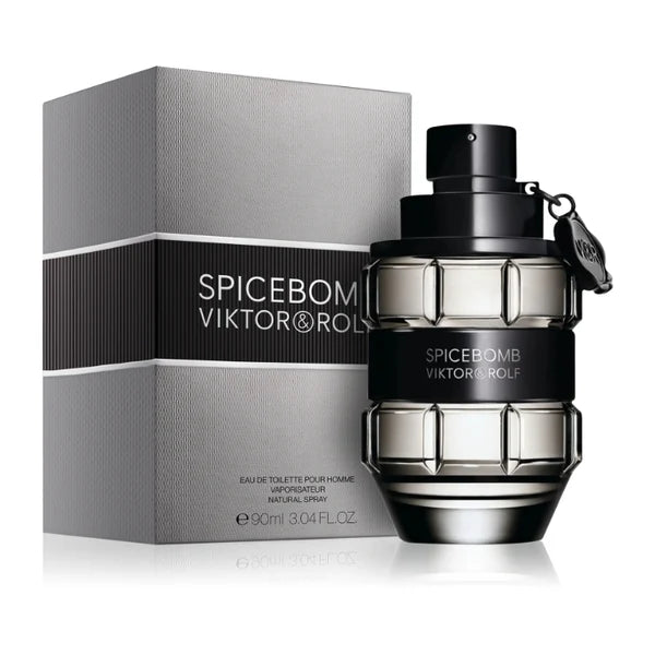 Viktor & Rolf Spicebomb Eau de Toilette 90ml – Profumo Uomo Legnoso Speziato Caldo Sensuale