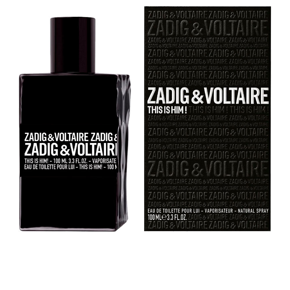 Zadig & Voltaire This is Him! Eau de Toilette – Profumo Uomo Legnoso Speziato Fresco Moderno